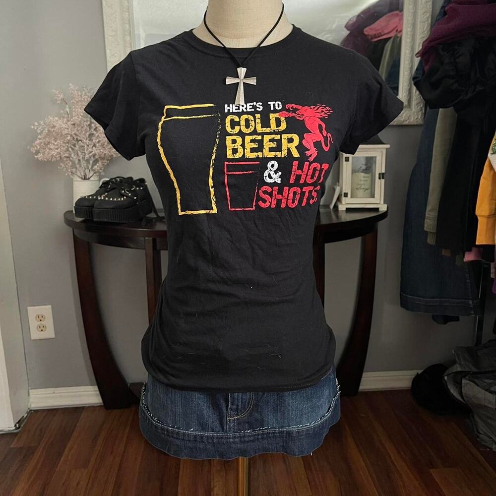 Y2k funny baby tee
